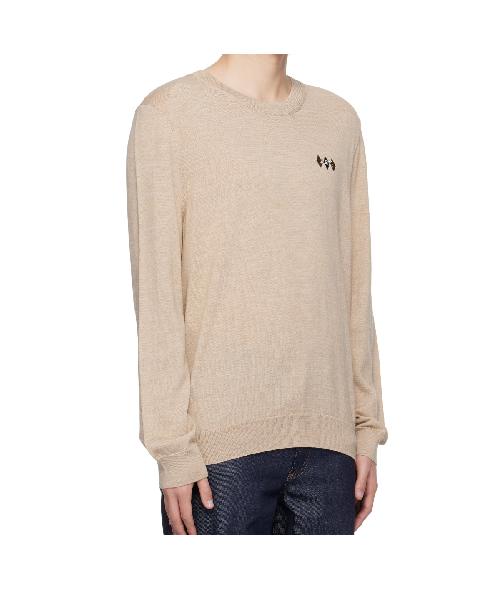 Apc Beige Rory Sweater In Nude