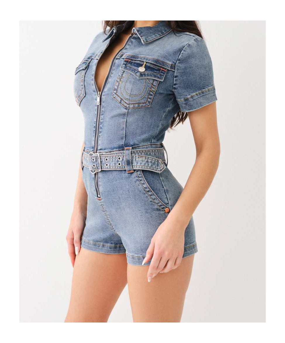 TRUE RELIGION SHORT-SLEEVE BODYSUIT