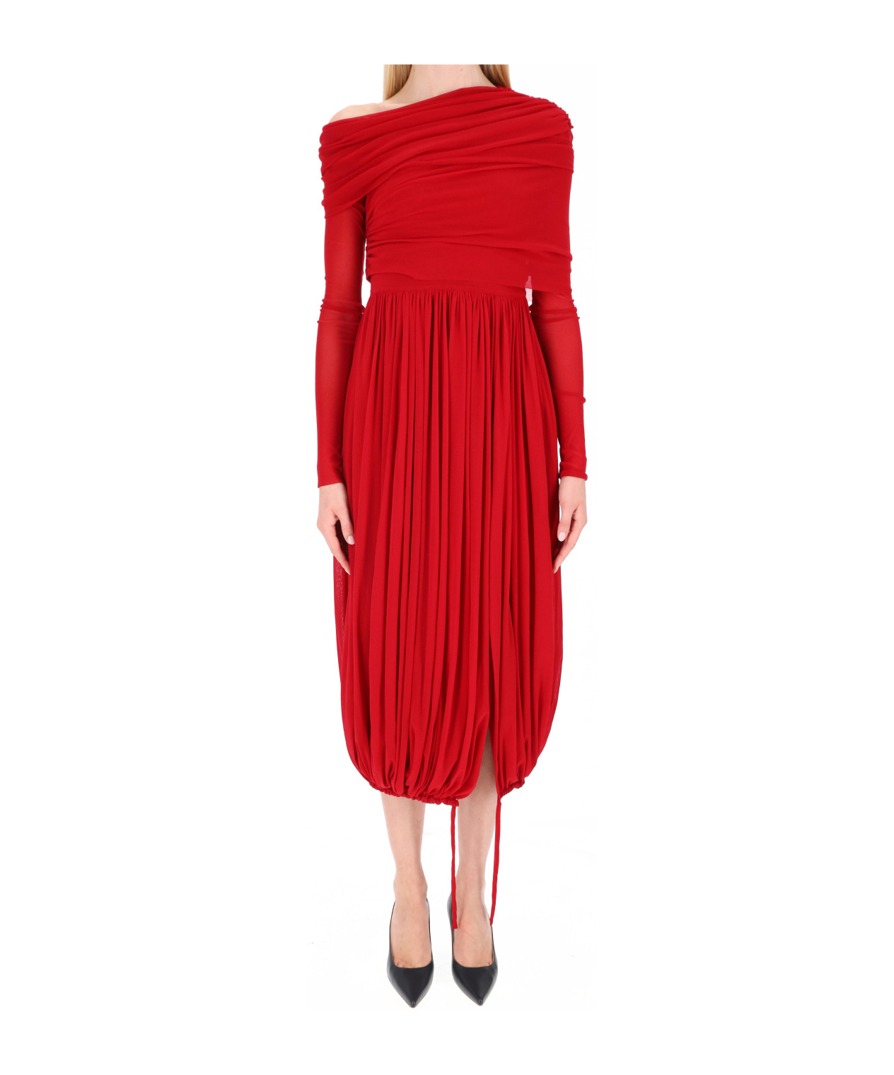 Philosophy Di Lorenzo Serafini Halterneck Dress In Red