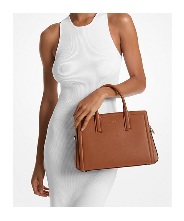 Michael Michael Kors Laila Medium Shoulder Bag In Brown