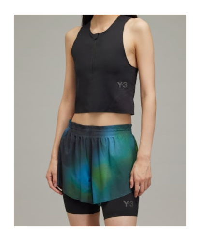 Shop Y-3 Cropped Performance Tank Top In Black