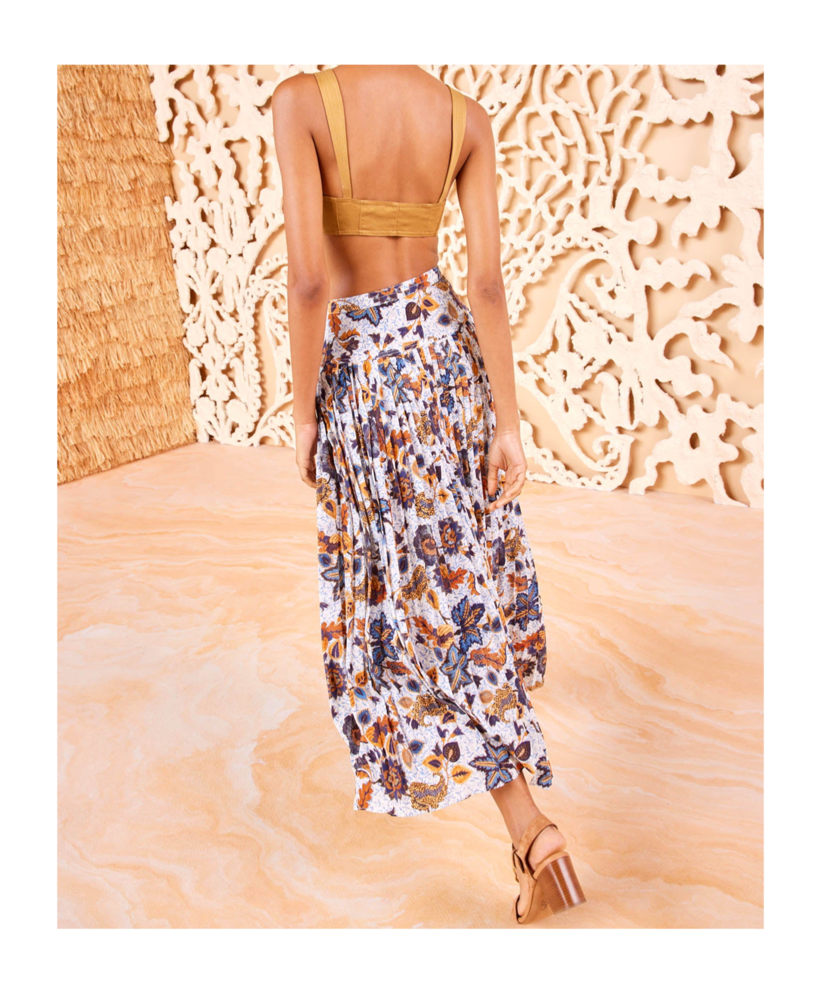 Ulla Johnson Pleated Skirts In Multicolor