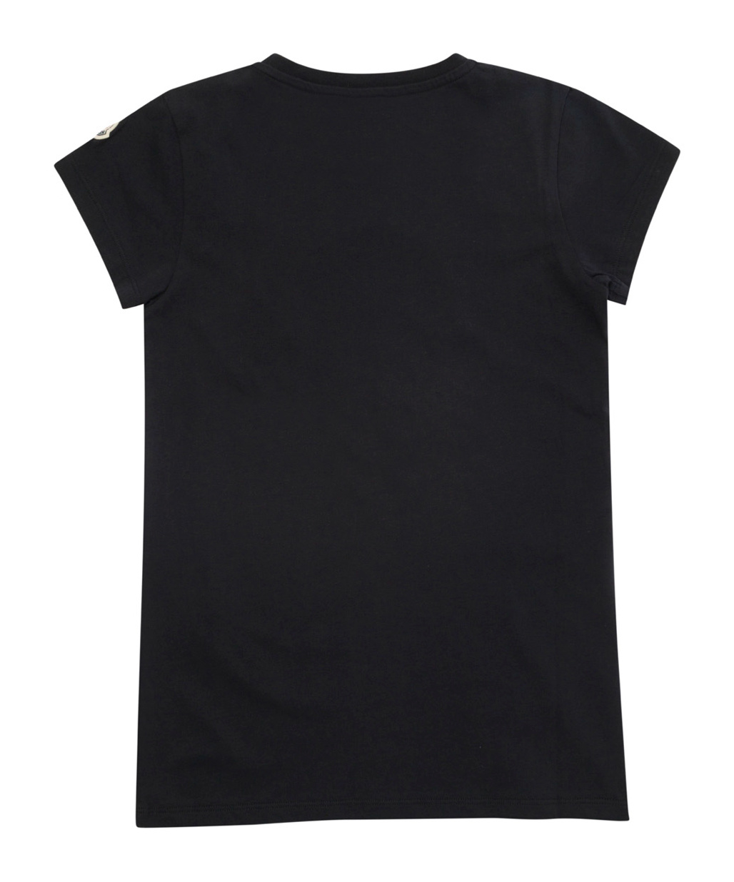 Moncler Rope Logo T-shirt Dress In Black