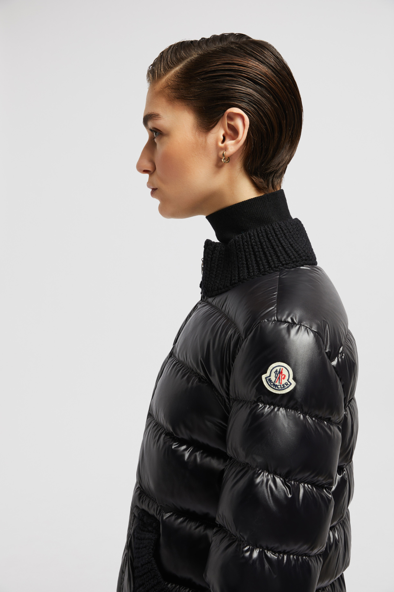 Moncler Arcelot Puffer Jacker In Black