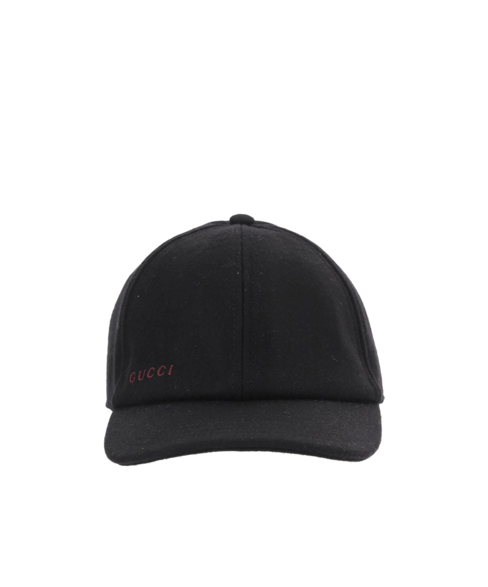 Gucci Curved Baseball Cap In Black