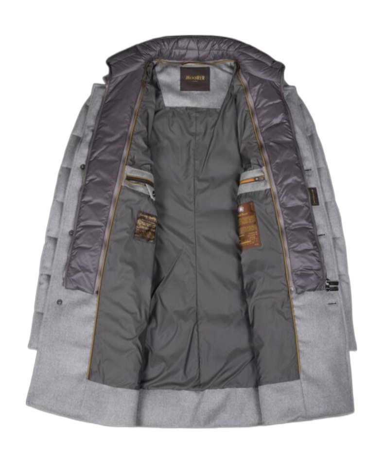 Moorer Costanzo Ls9 Coat In Gray
