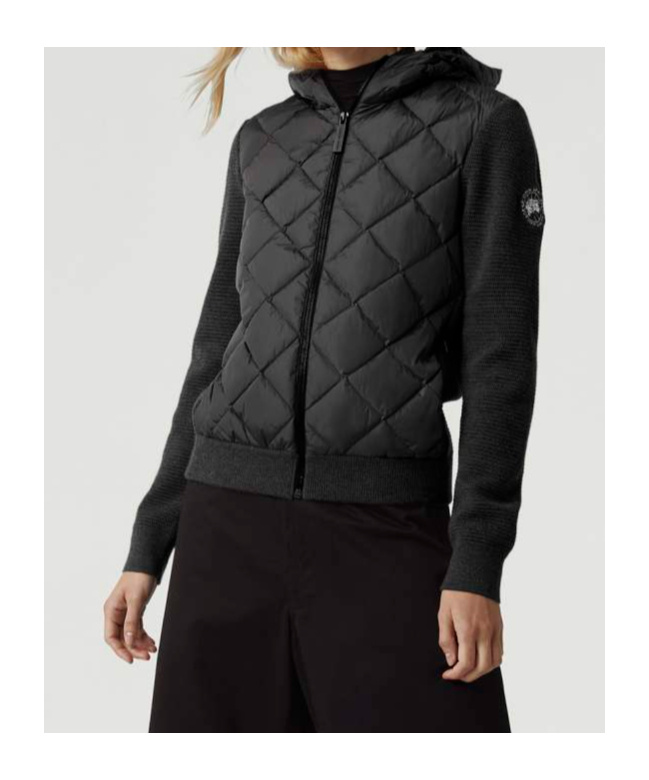 Shop Canada Goose Hybridge Jacket In Black