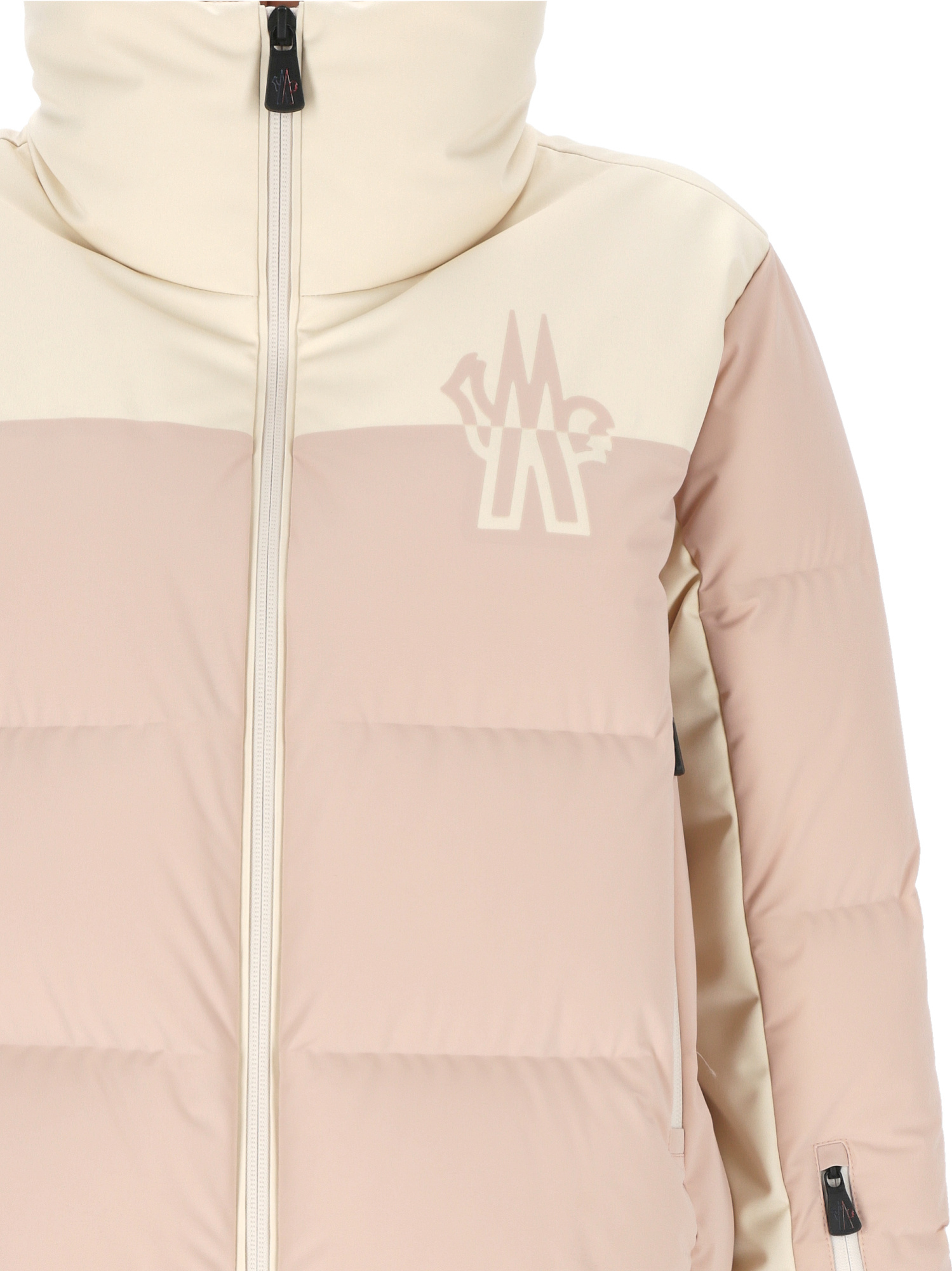 Moncler Stennes Ski Jacket In Nude