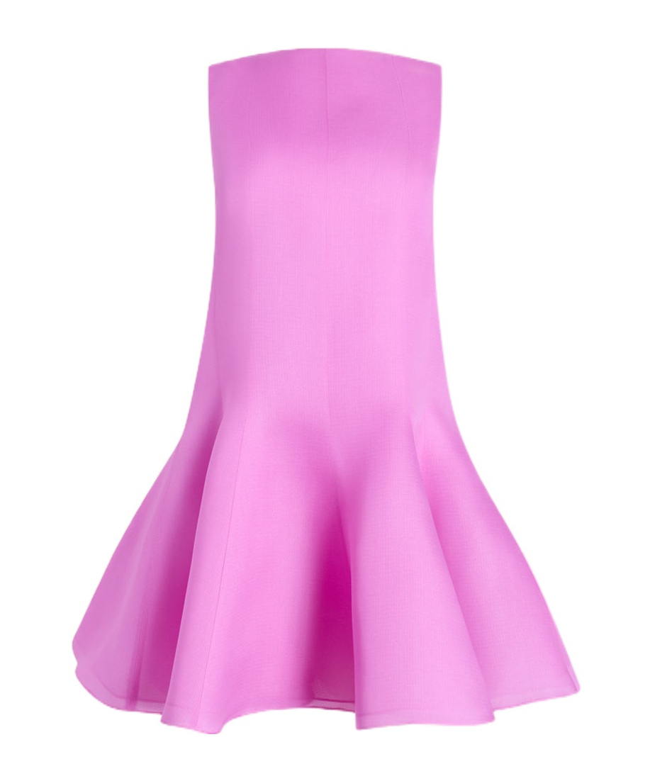 Shop Khaite Mags Mini Dress In Pink