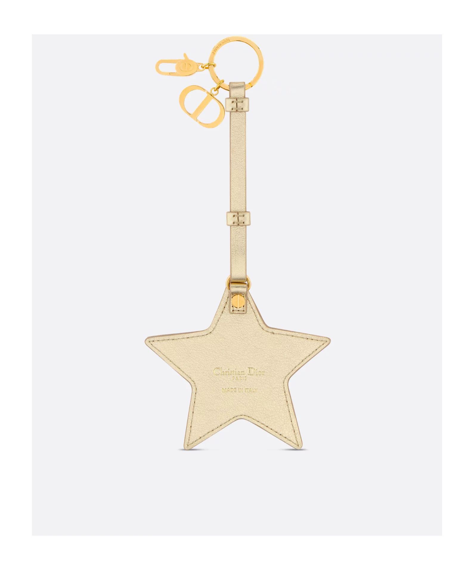 Dior Star Key Chain In Nude