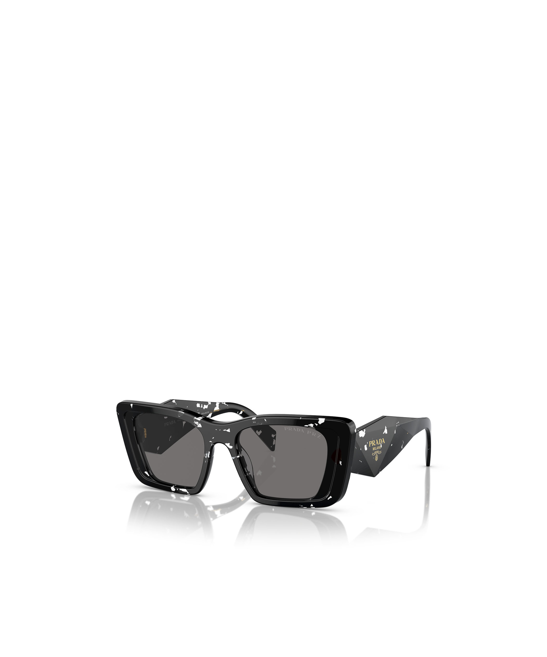 Prada Acetate Pr 08ys Sunglasses In Gray