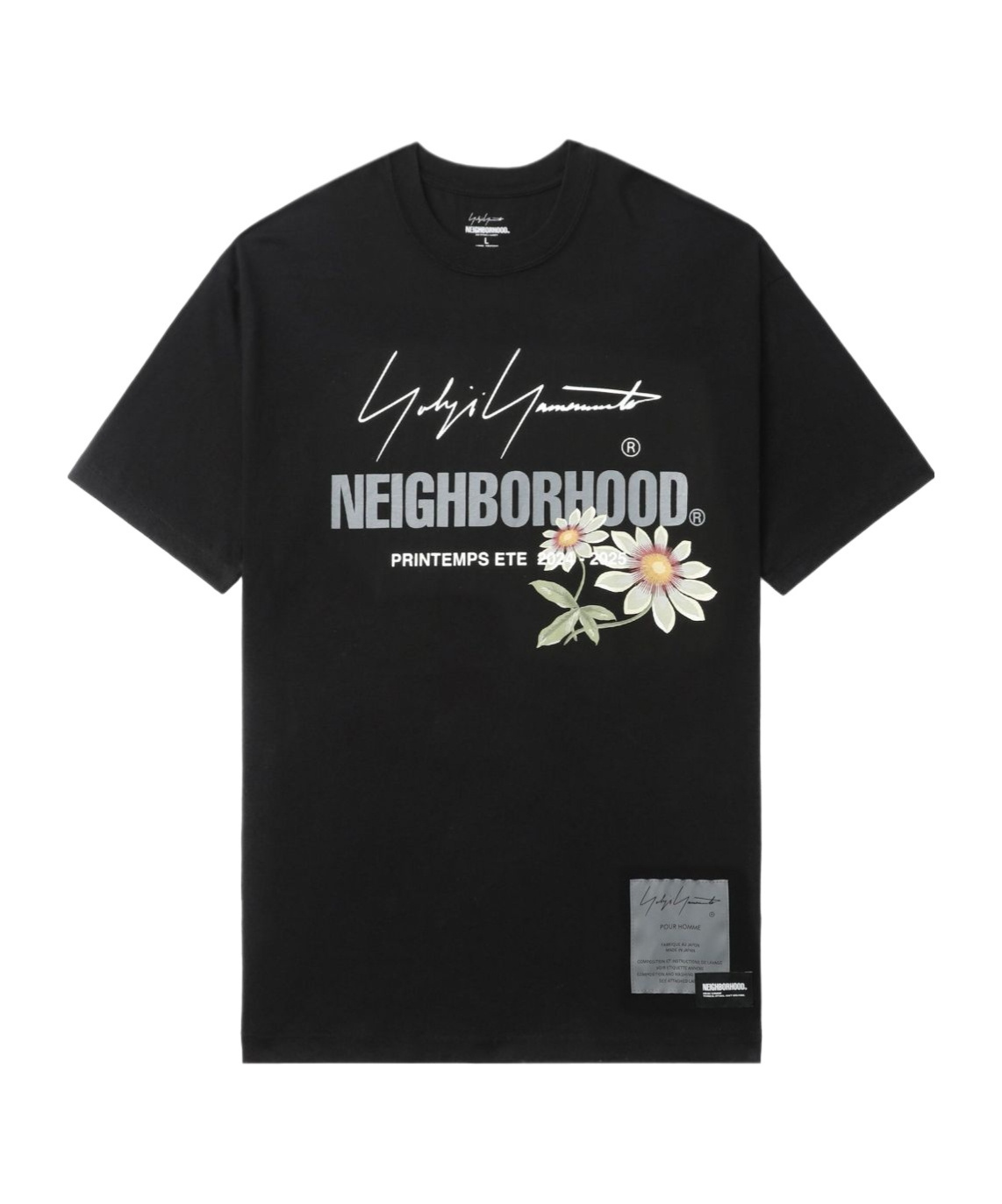 Yohji Yamamoto X Neighbourhood Cotton T-shirt In Black