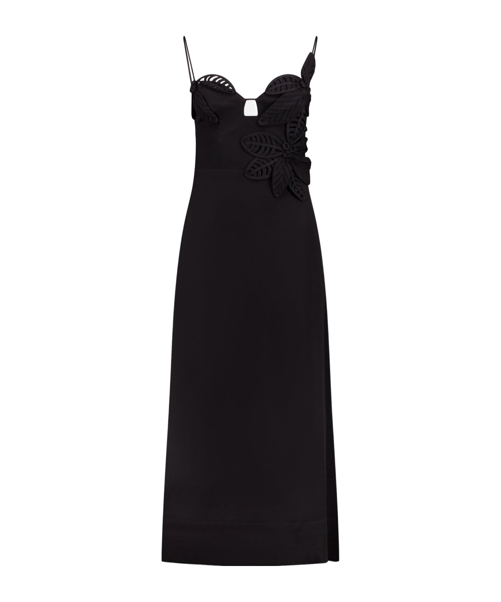 Farm Rio Lace-embellished Slip Dress