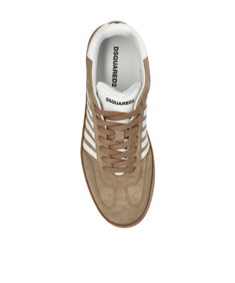 Dsquared2 Boxer Sneakers In Brown