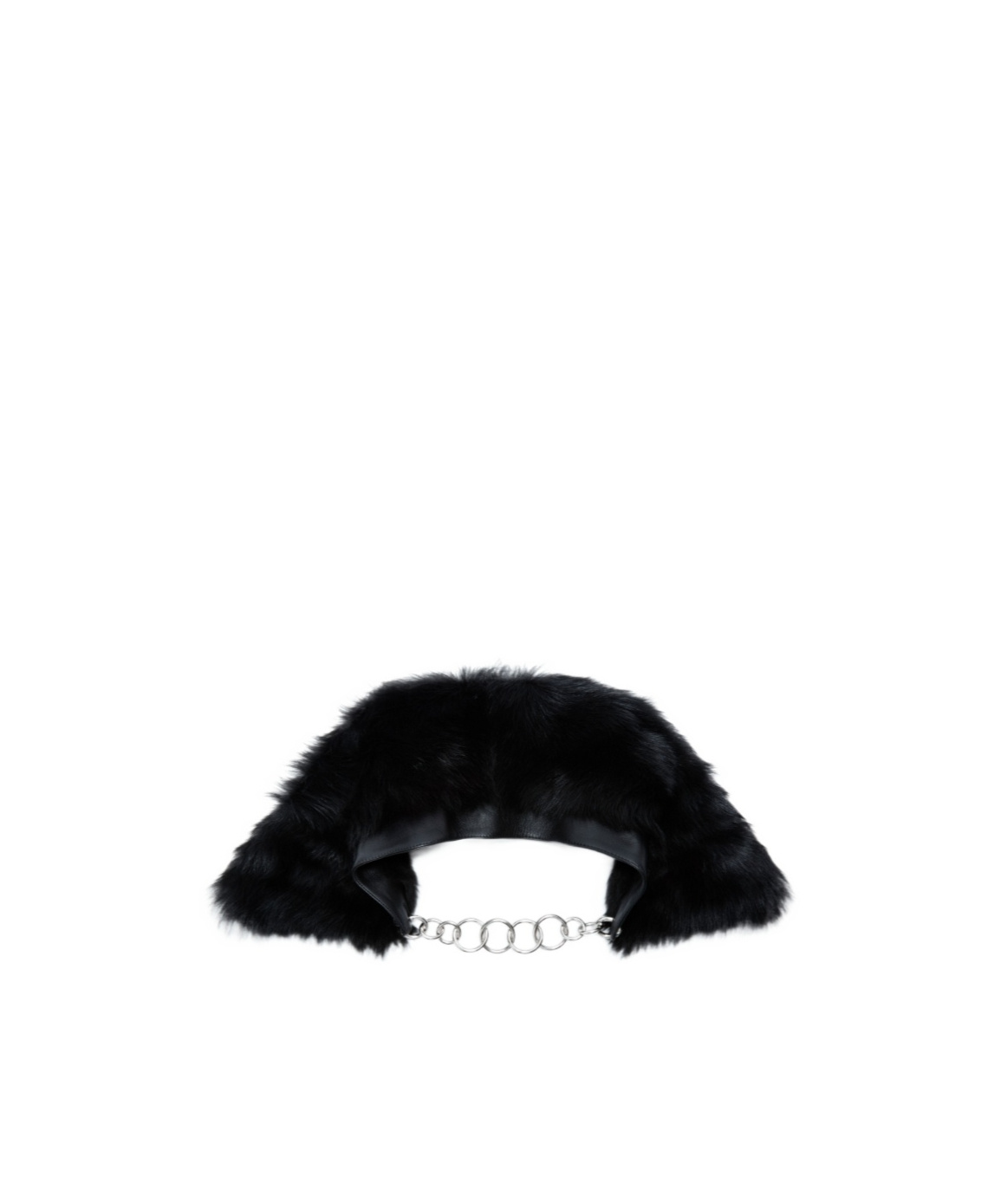 Jil Sander Shearling Collar In Black