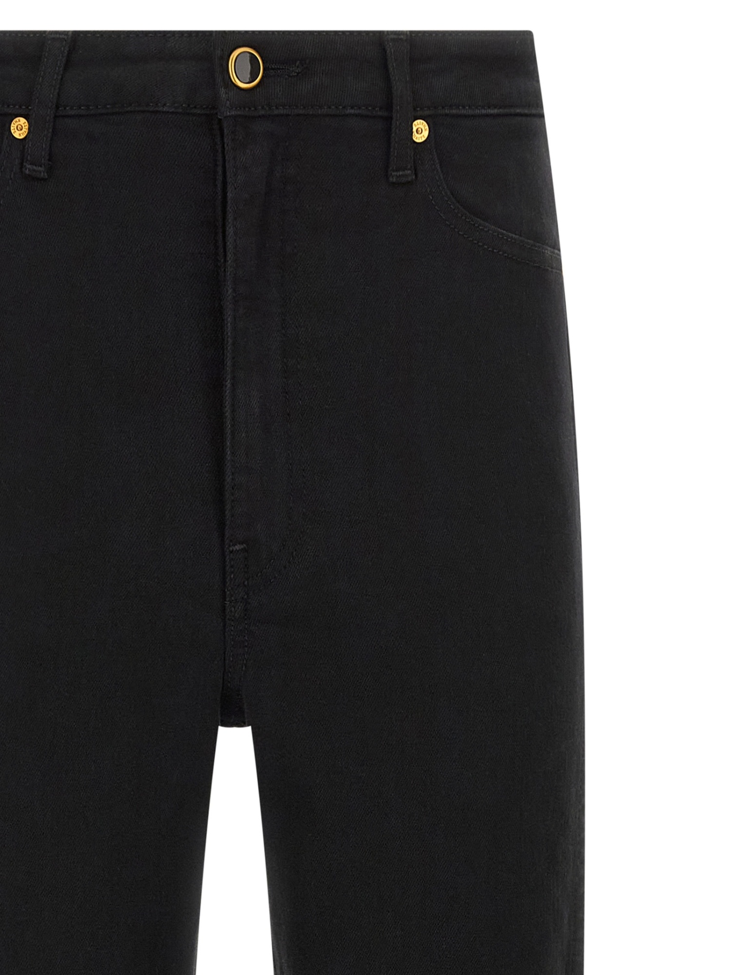 Khaite Abigail Straight Leg Jeans In Black