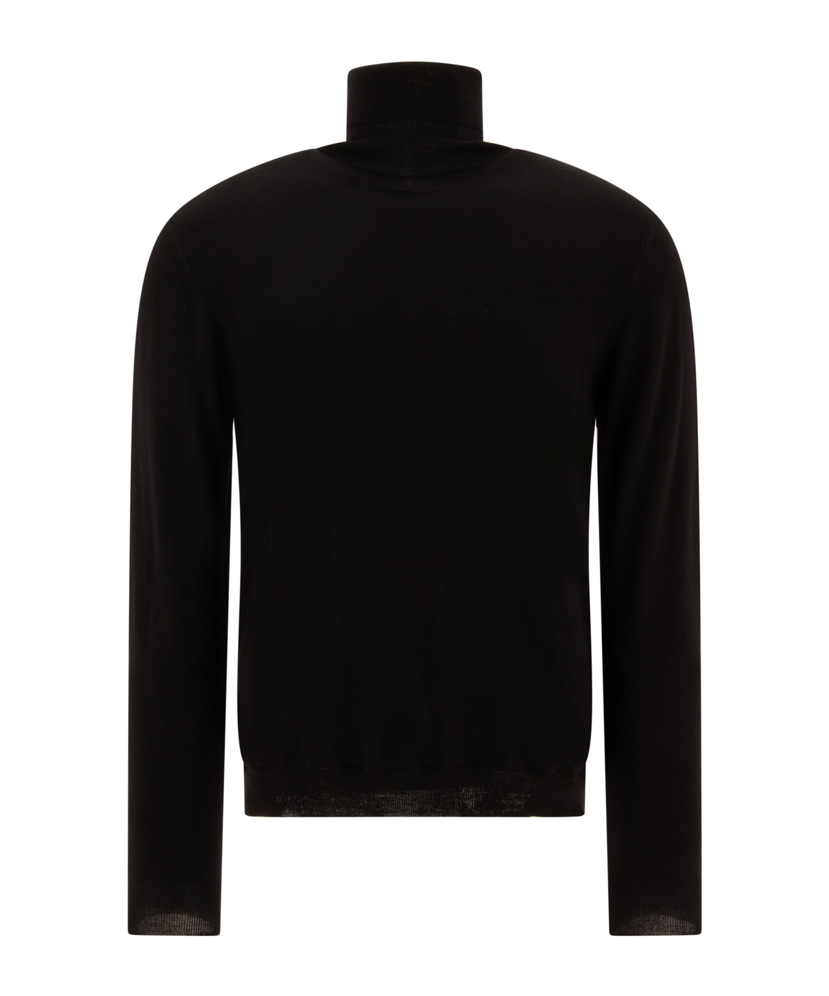 Zanone Men's Sleek Turtleneck Sweater In Black