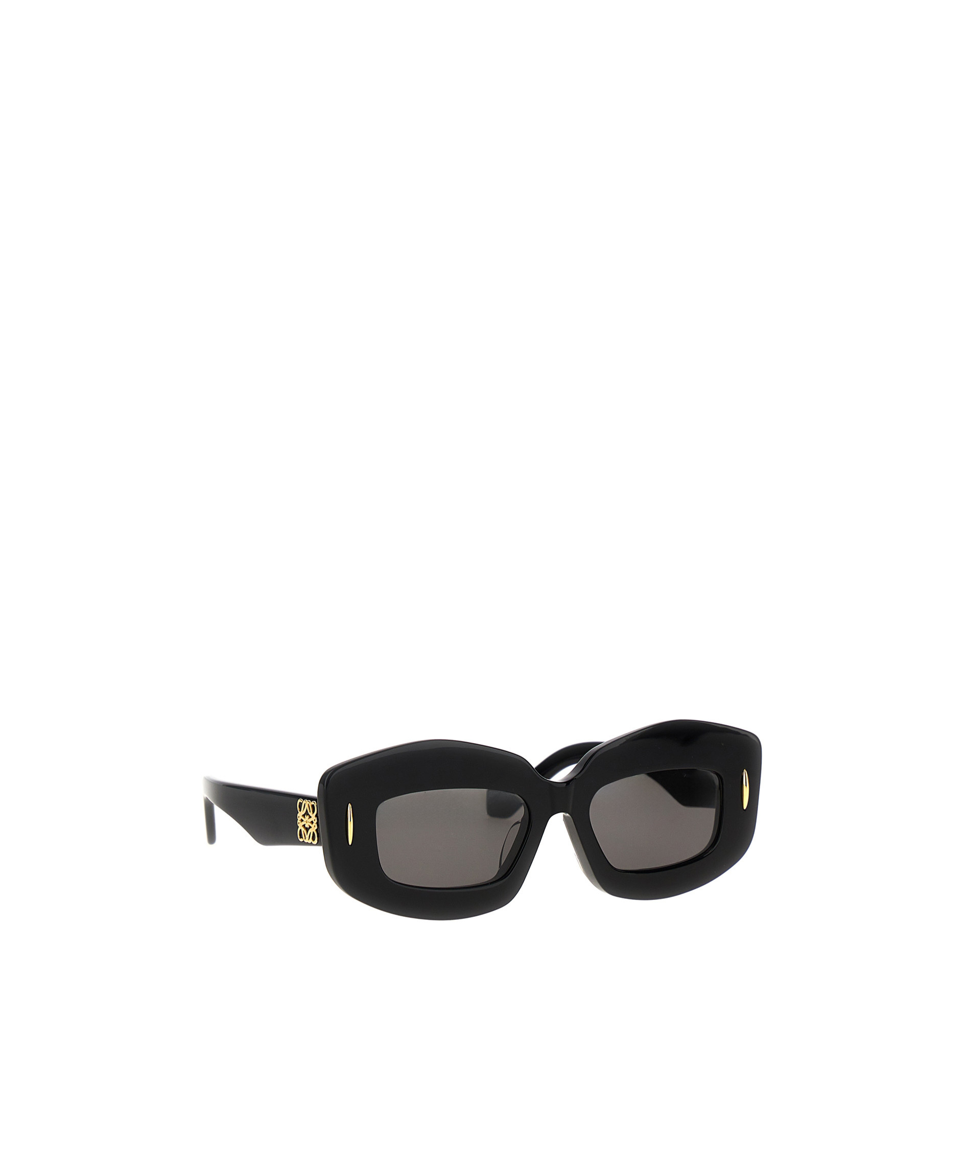 Loewe Rectangle-frame Sunglasses In Black
