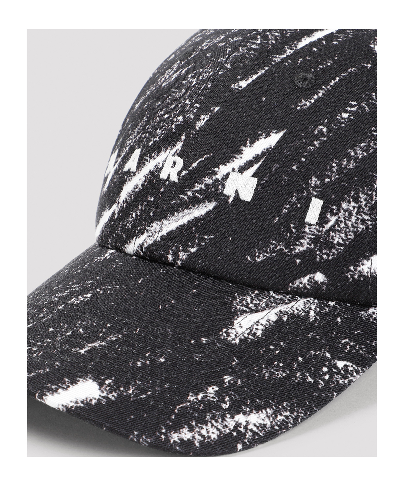 Marni Logo Printed Baseball Cap In Black
