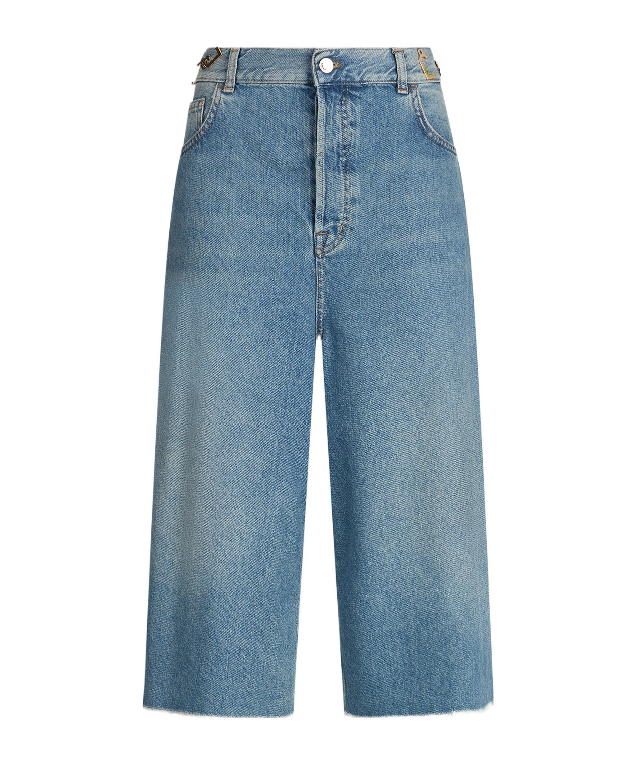 Liu •jo Liu Jo Denim Bermuda Shorts In Multi