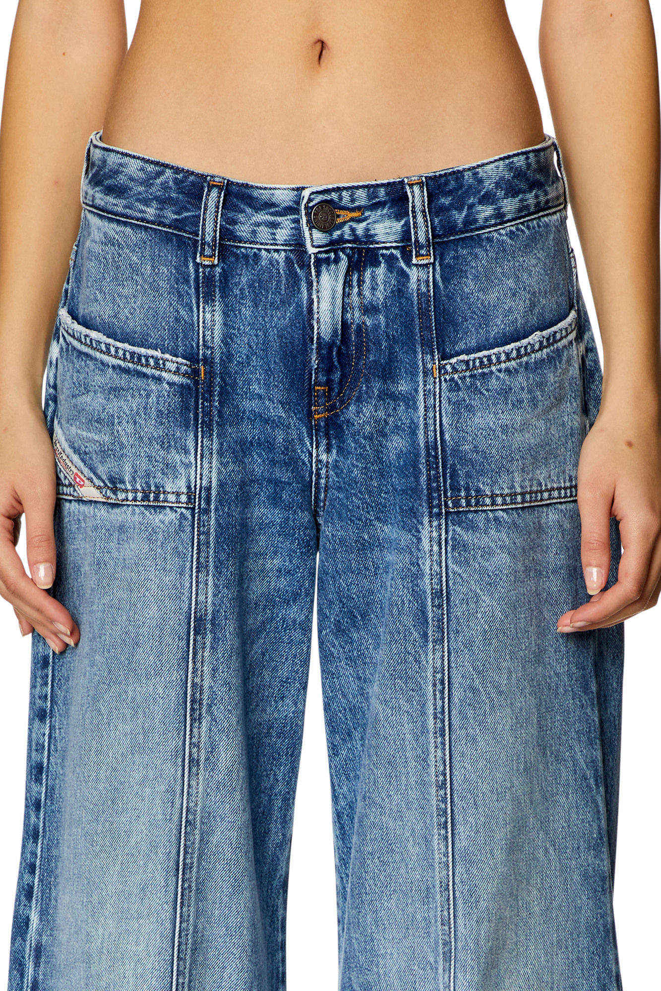 Diesel Bootcut And Flare Jeans D-akii 09h95t Jeans In Blue