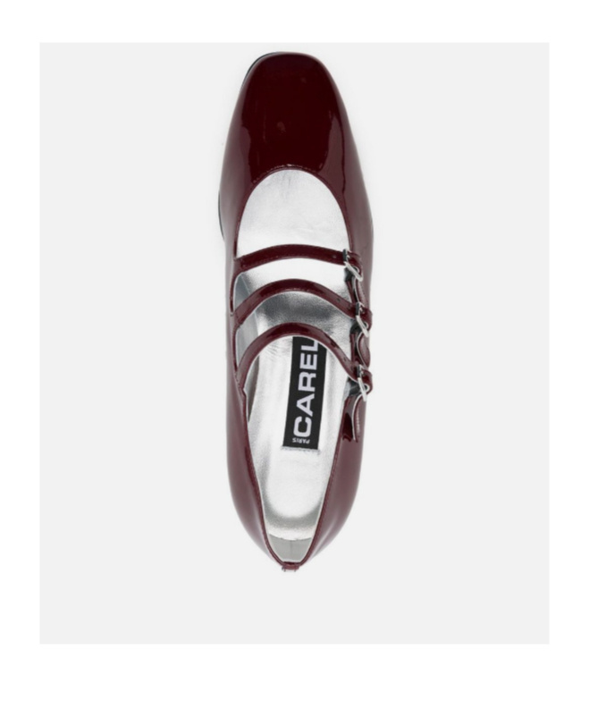 Carel Paris High-heeled Mary Jane Shoes In Brown