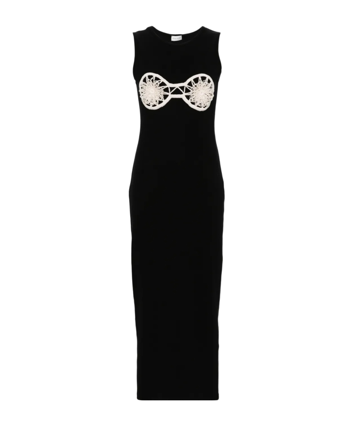 Magda Butrym Crochet-detailed Cotton Maxi Dress