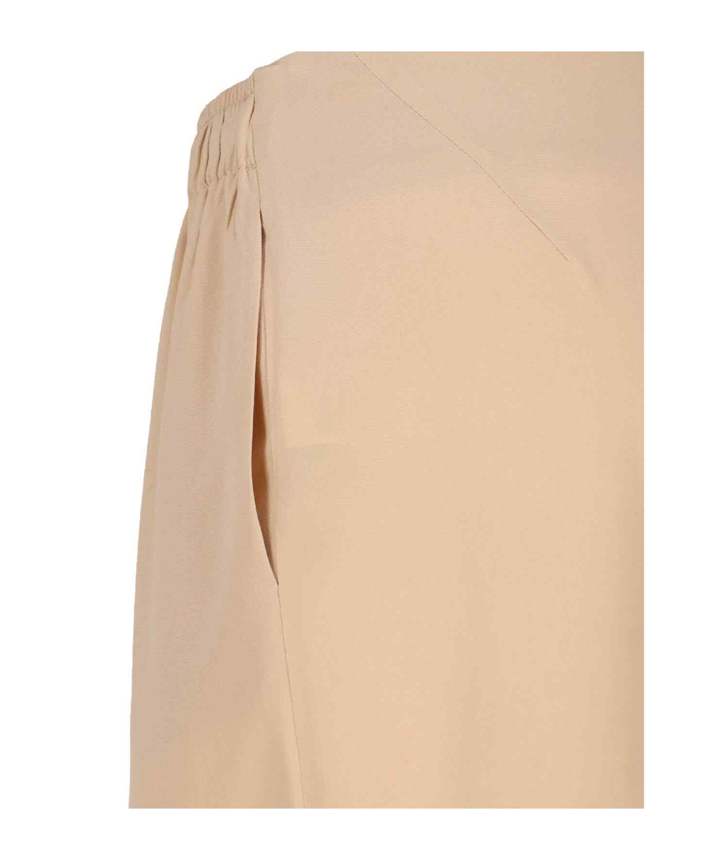 Ermanno Scervino Elastic Waist Casual Pants In Nude