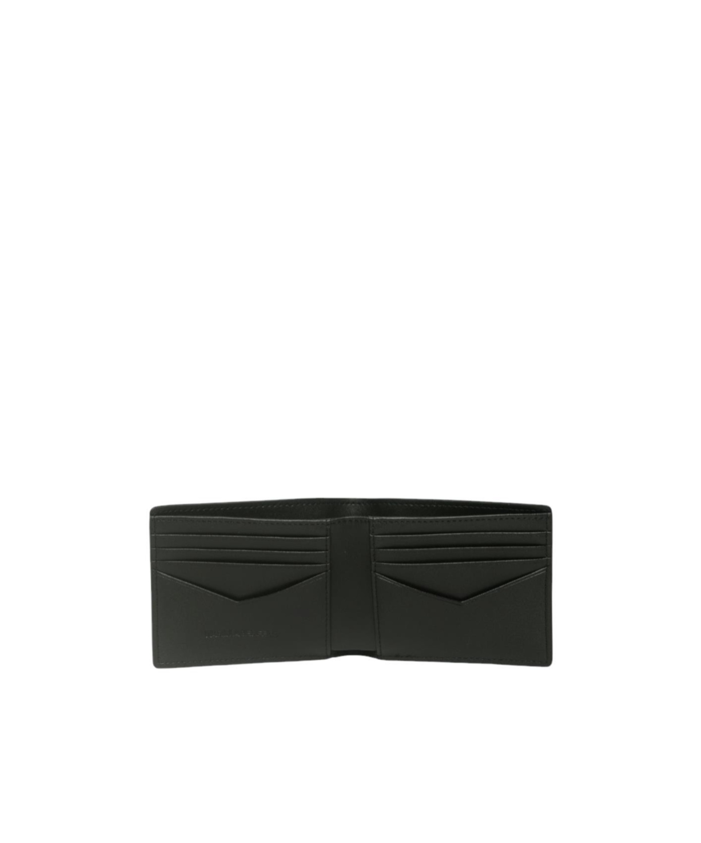 Karl Lagerfeld Double-fold Wallet In Black