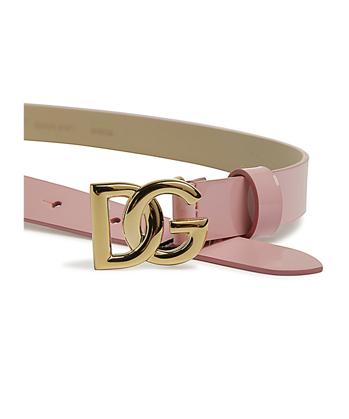 Dolce & Gabbana Logo-buckle Belt In Nude