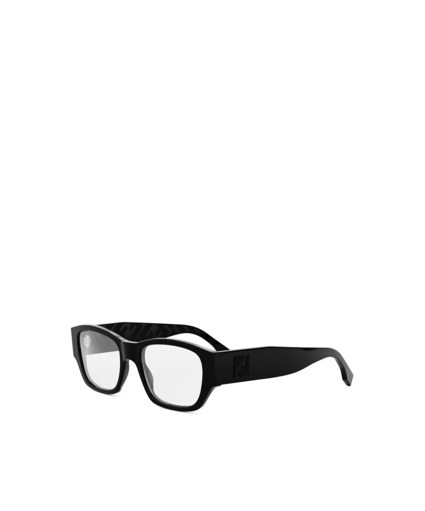 Fendi Geometric Flat Mirror In Black