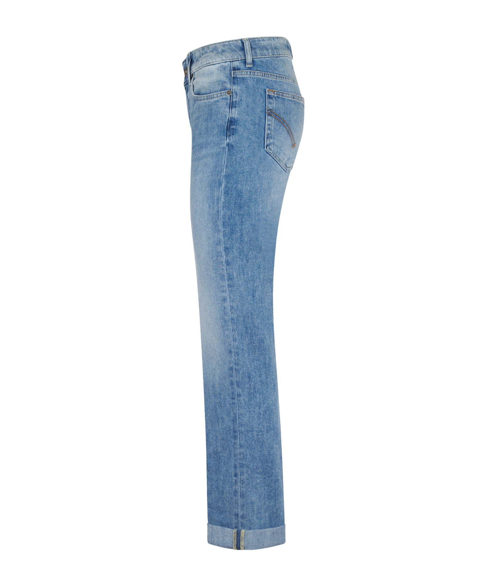 Dondup Light-wash Tapered Jeans In Blue