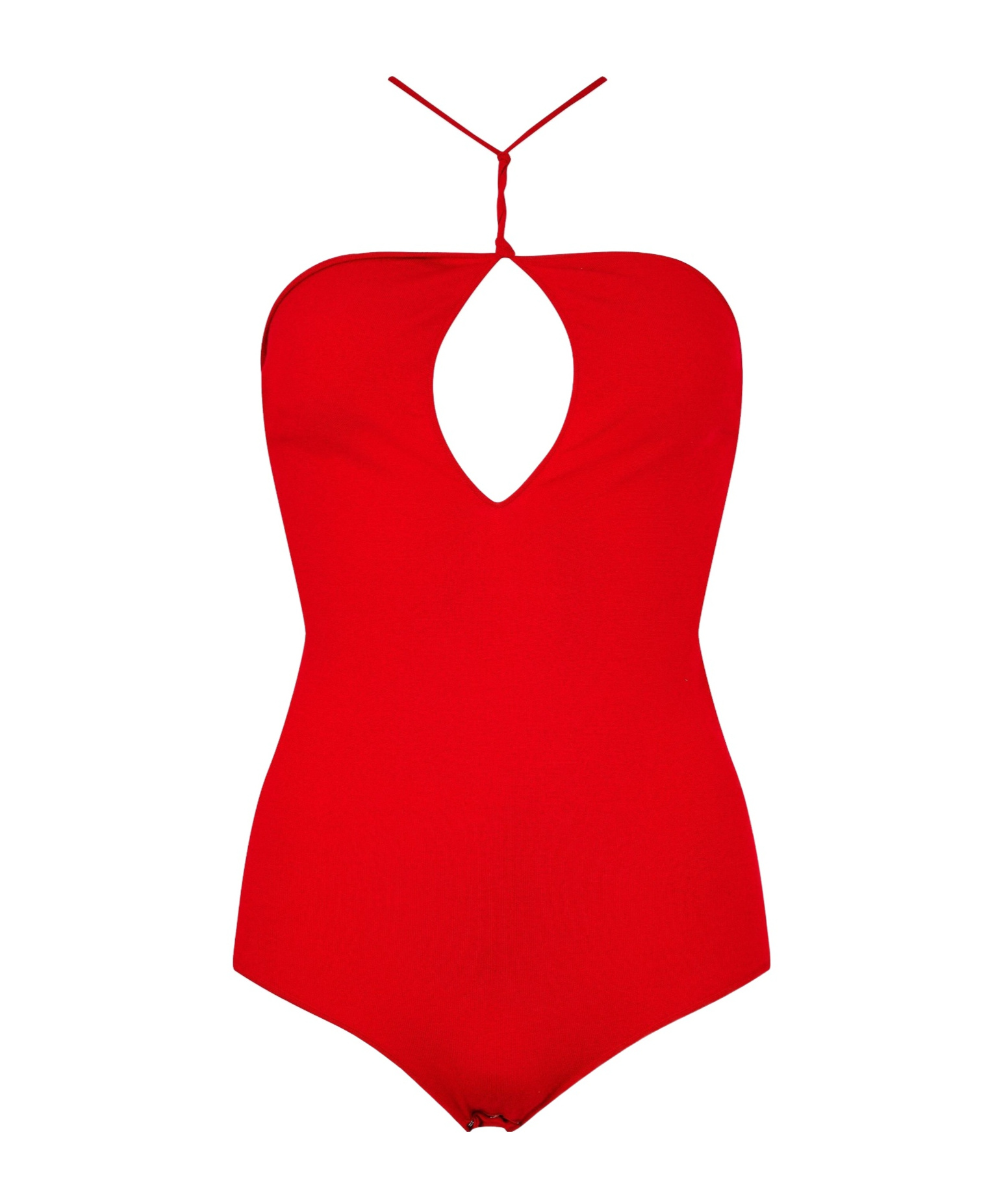 Bottega Veneta Clean-lined Streamlined Fit Bodysuit In Red