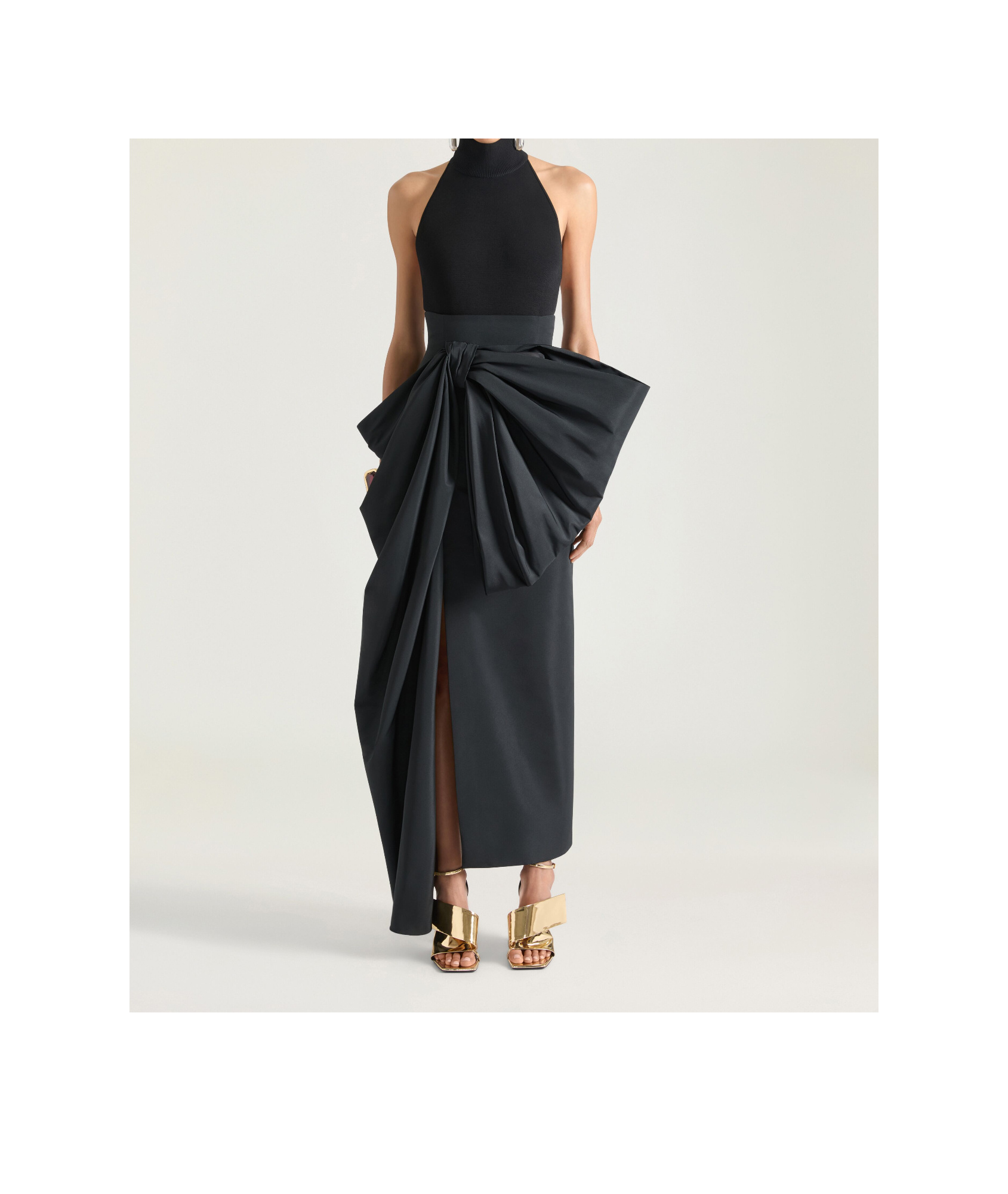 Givenchy Halterneck Open-back Jersey Top In Black