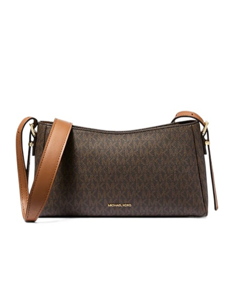 Michael Michael Kors Moore Medium Iconic Logo Crossbody Bag In Black