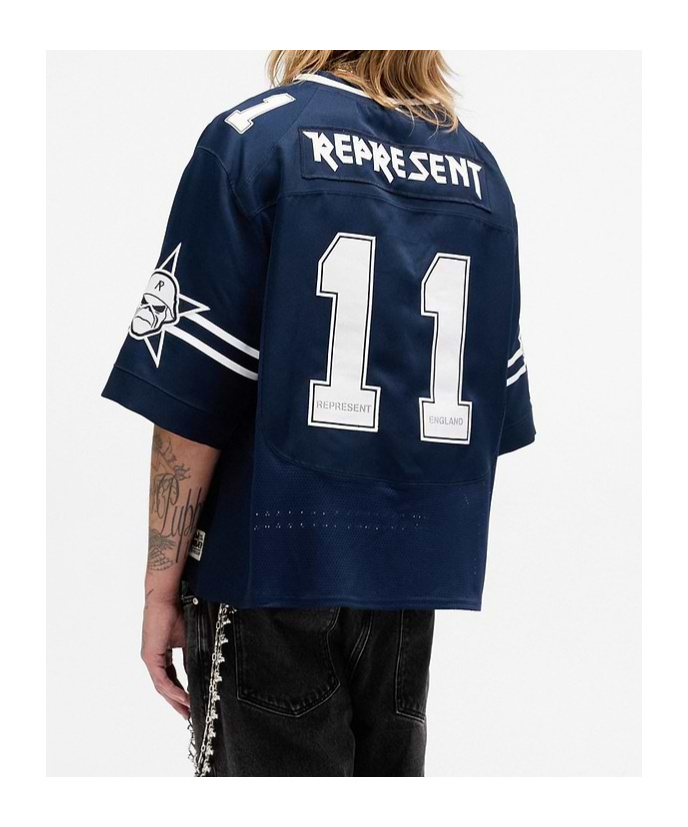 Represent X Iron Maiden Anniversary Jersey In Blue