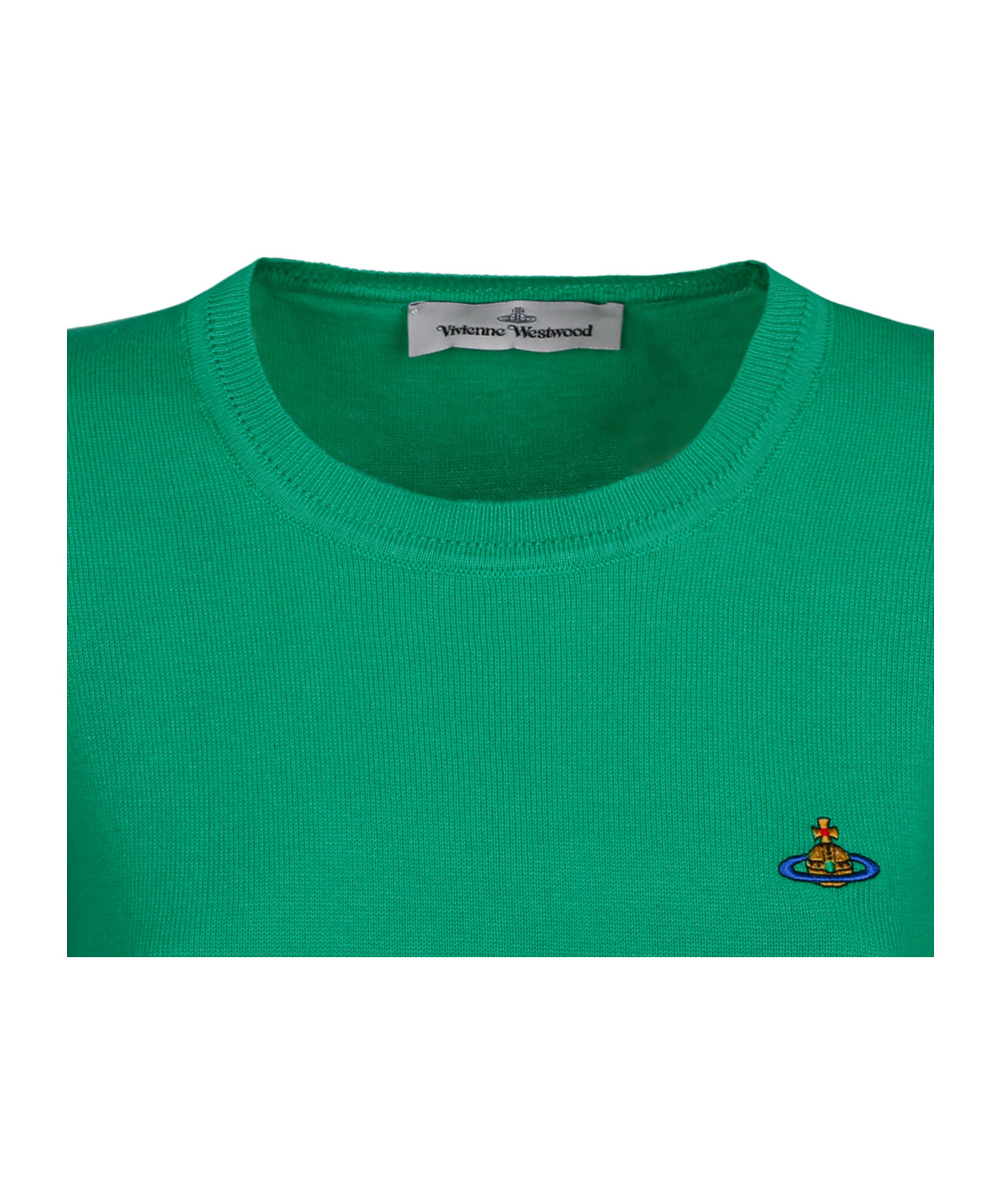 Vivienne Westwood Bea Knitted Top In Green