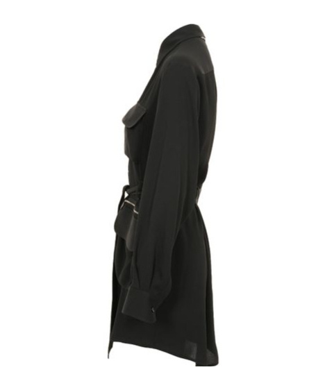Dsquared2 Belted Cargo Dress In Black