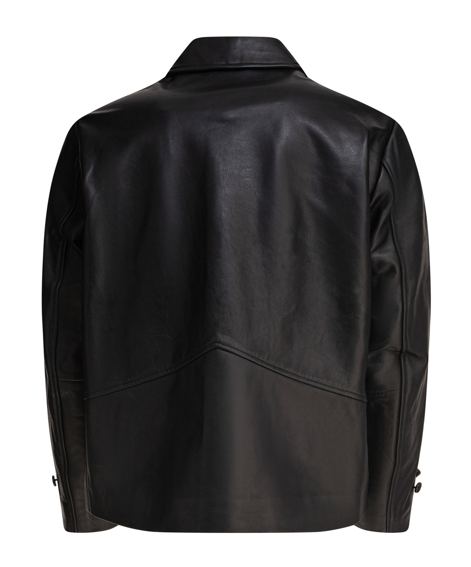 Bode Button-up Jacket In Black