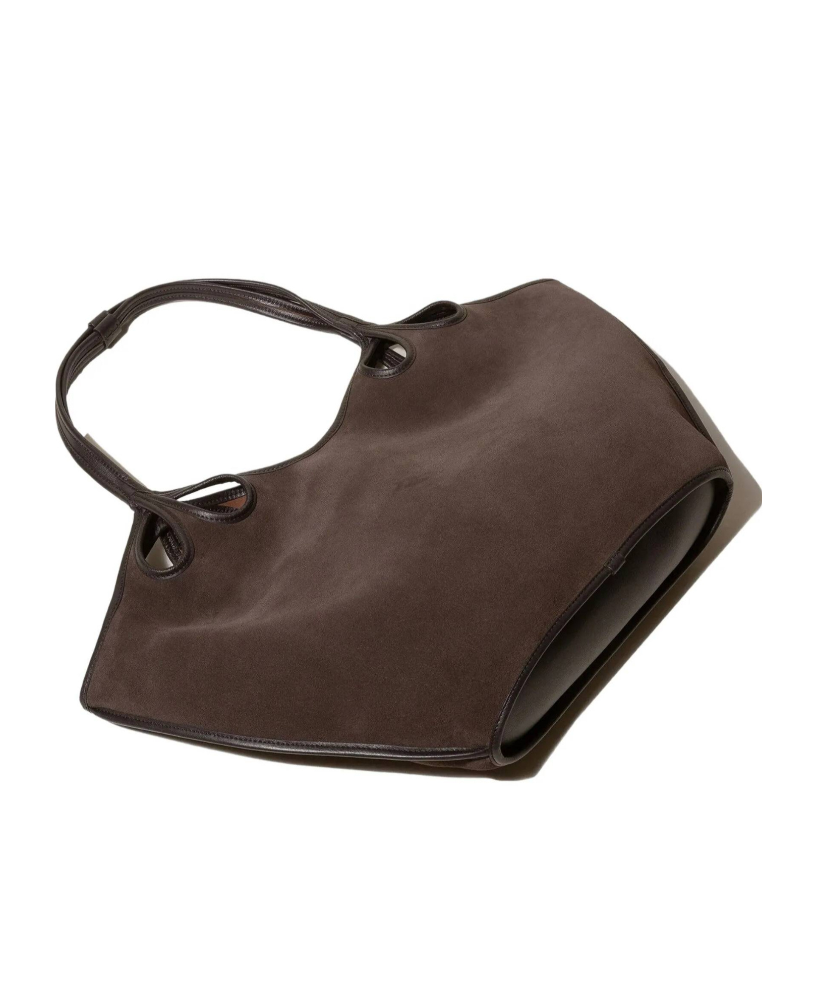 Hereu Double Handle Handbag In Brown