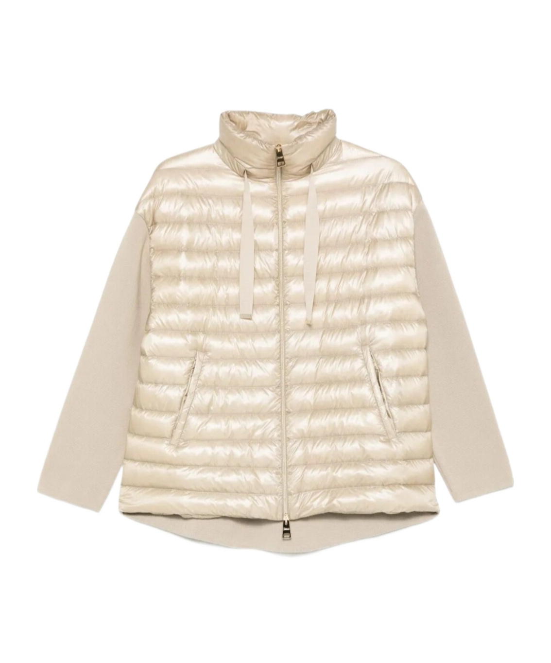 Herno Light Beige Down Jacket In Neutral