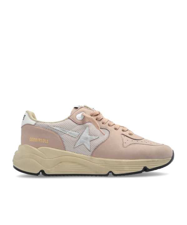 Golden Goose Running Sole Sports Sneakers In Nude