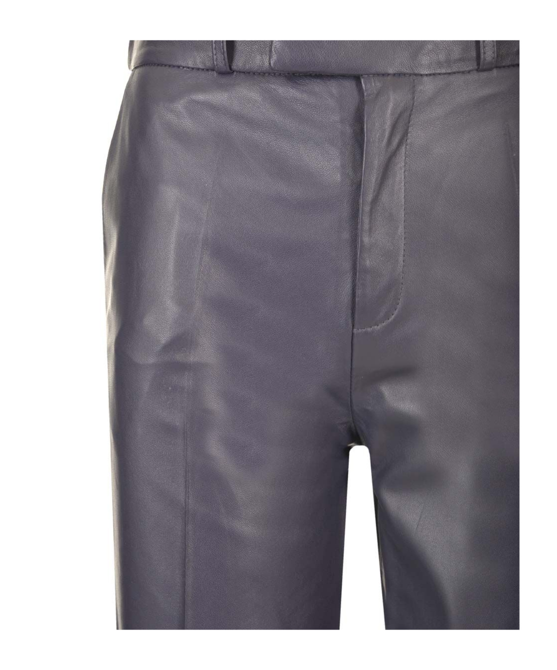 Arma Leather June Wide Leg Trouser In Black