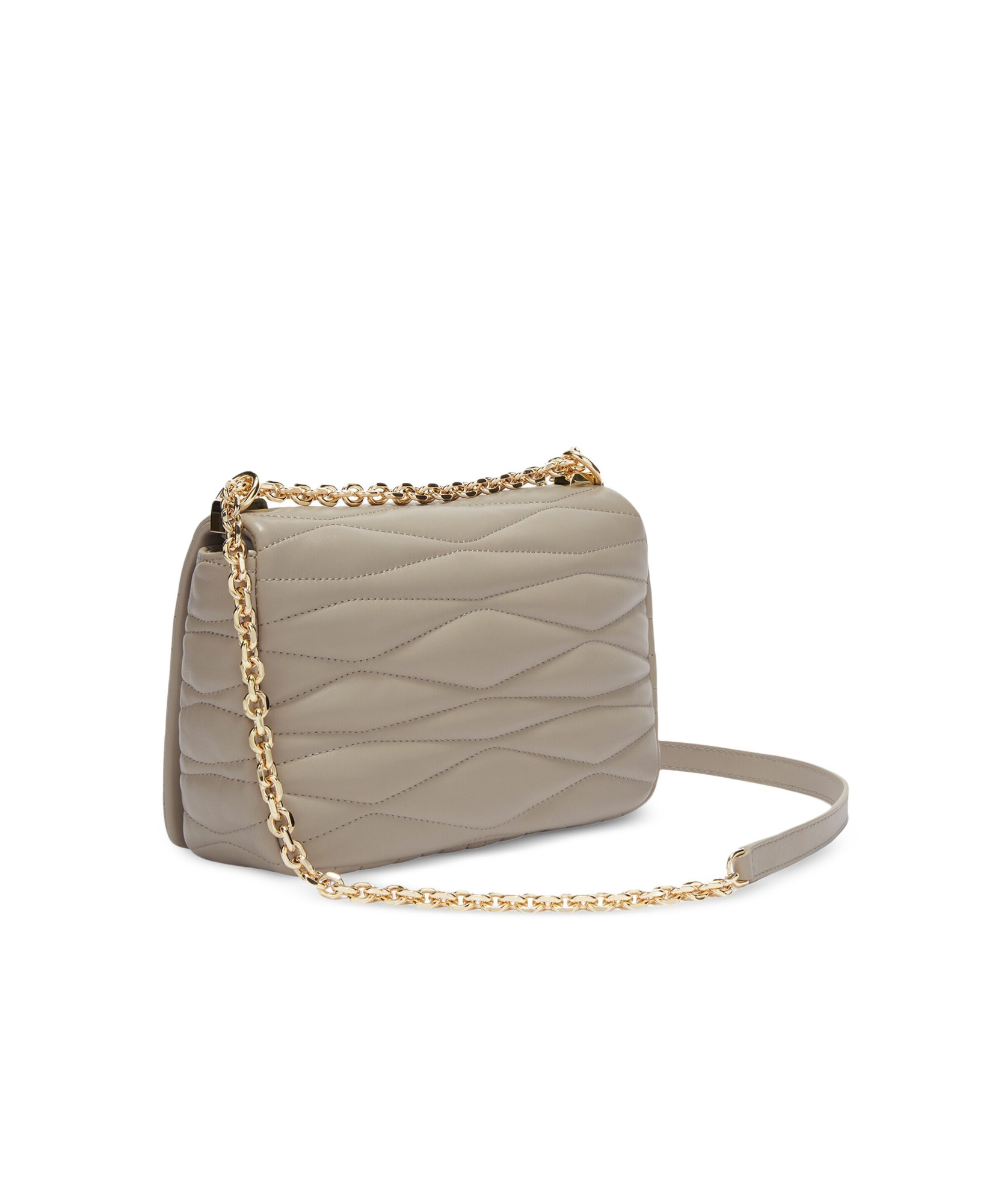 Shop Furla Flip Shoulder Bag In Nude
