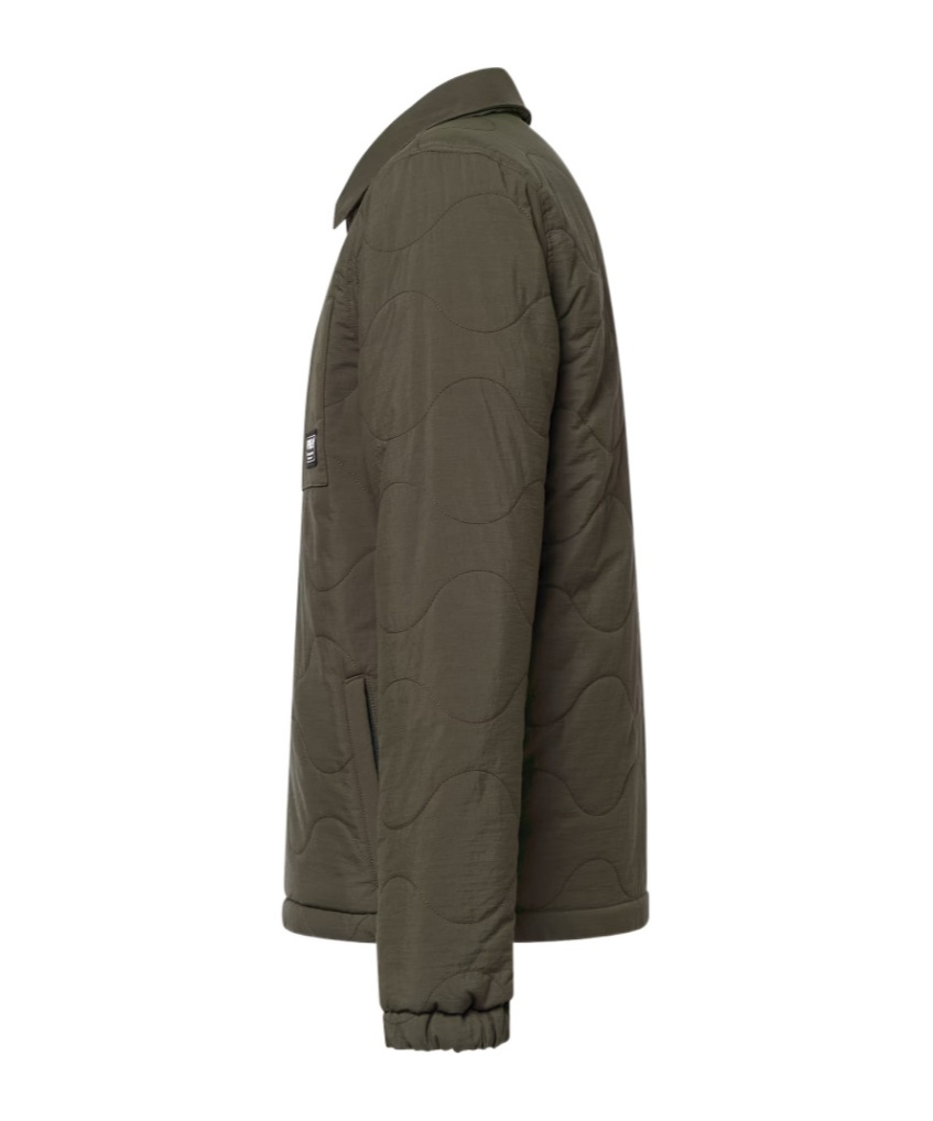 Oakley Quilted Sherpa Jacket In New Dark Brush