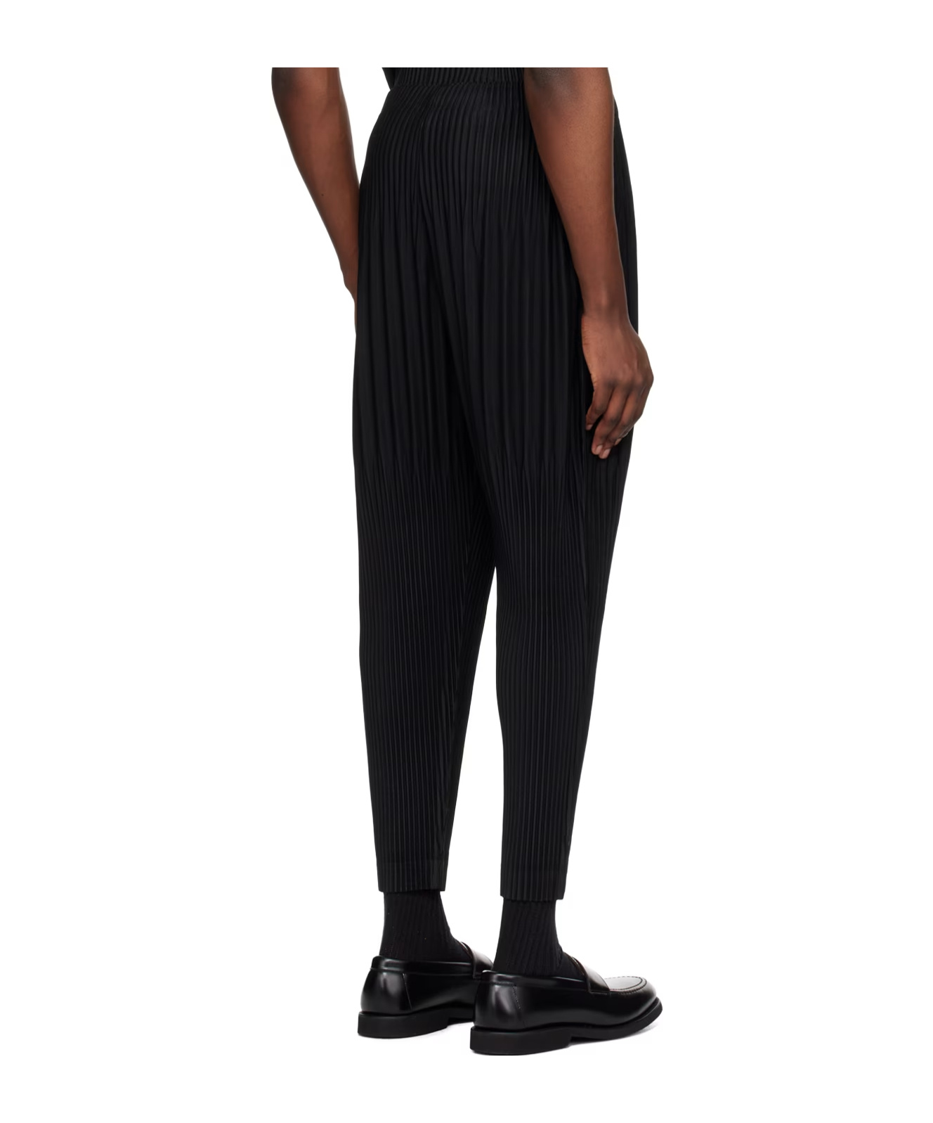 ISSEY MIYAKE MC APRIL PLEATED TAPERED TROUSERS