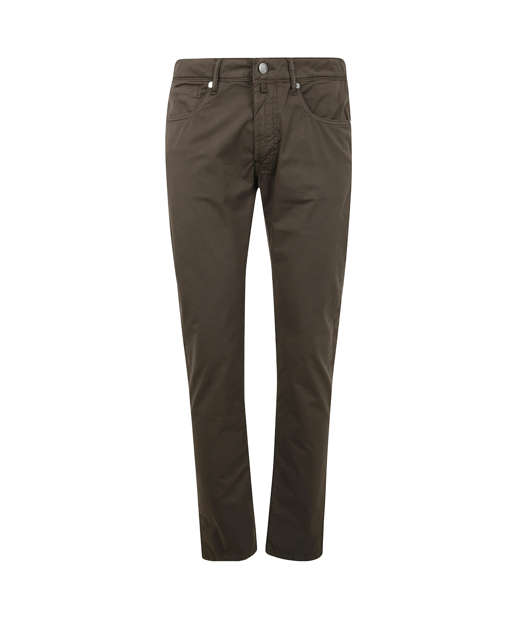 Incotex Belt Loop Jeans In Brown