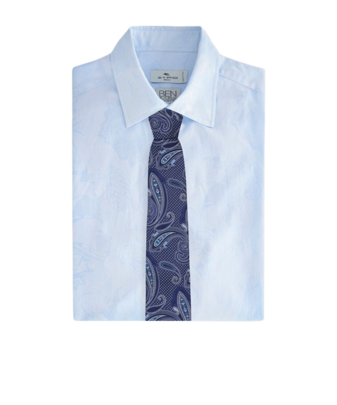 Etro Patterned Tie In Blue