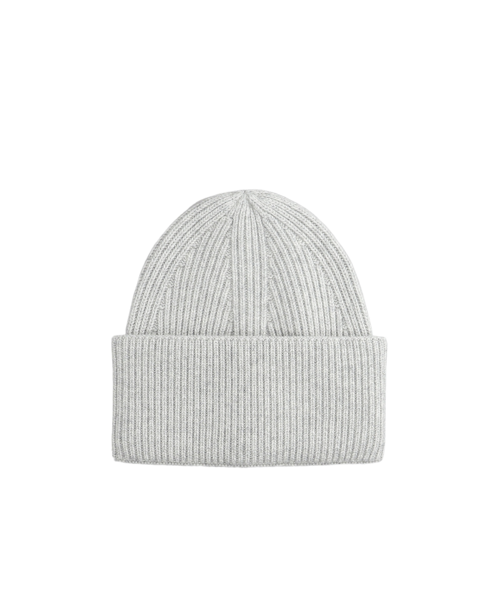 Laneus Ribbed Beanie In White