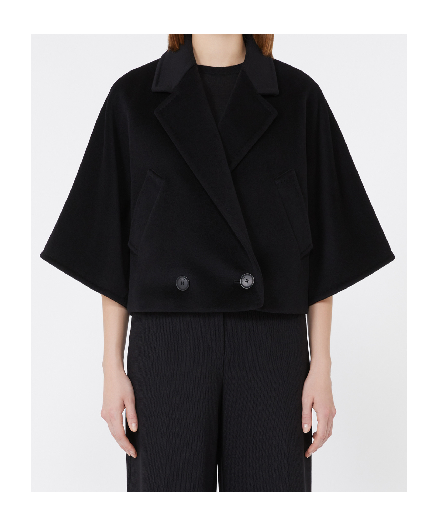 Max Mara Wool And Cashmere Cropped Jacket
